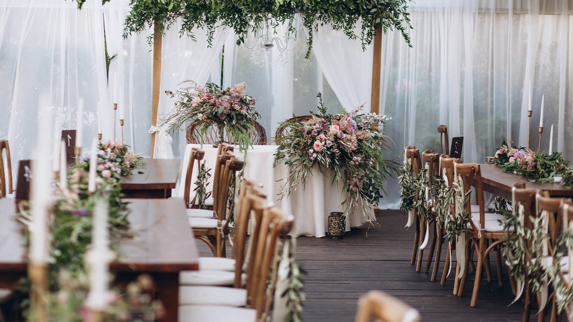 小型婚礼接待区